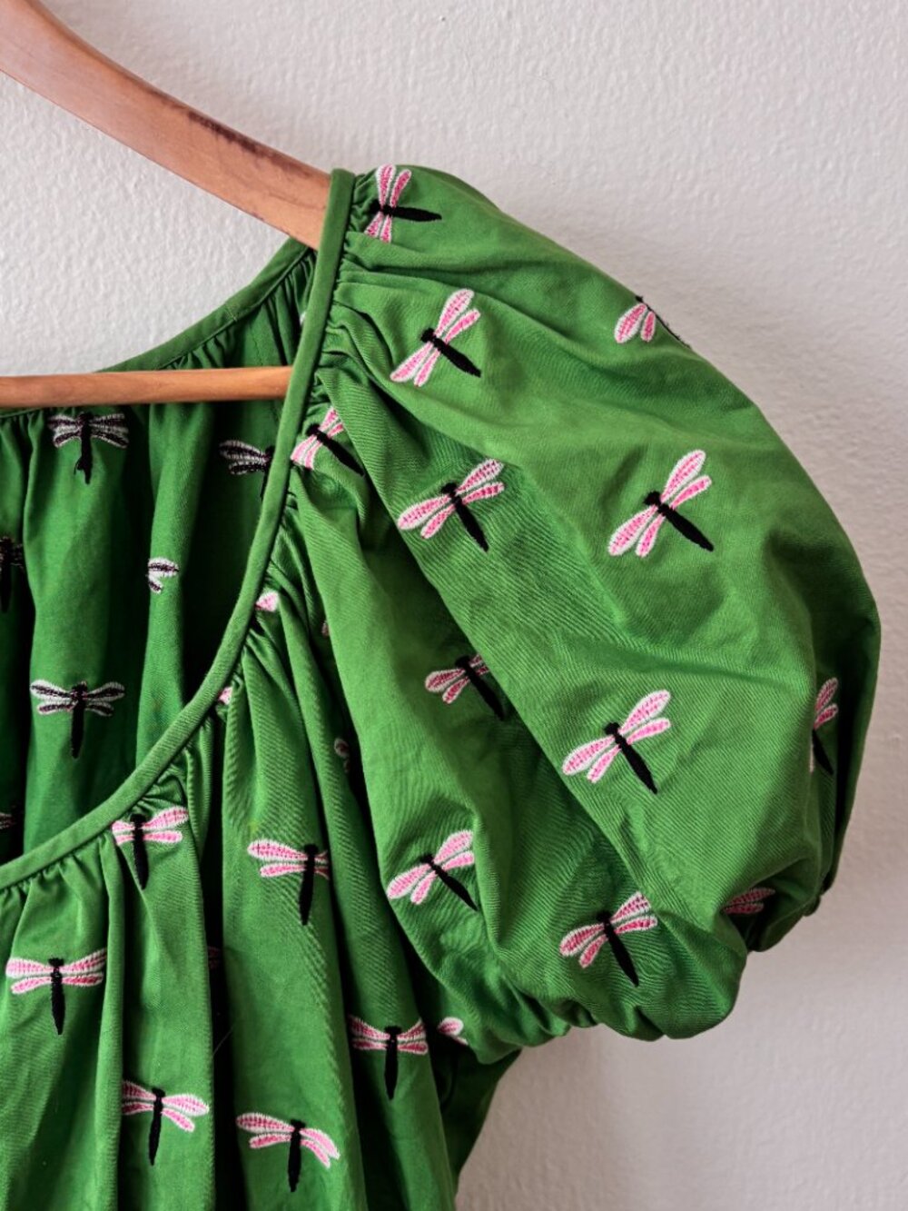 Kate Spade Dragonfly Riviera Midi Dress in Green - Picture 10 of 13